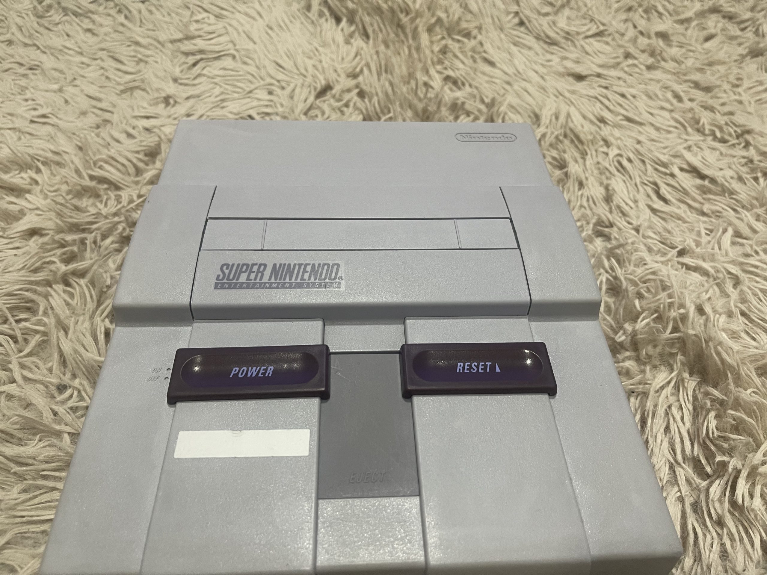 super nintendo 1 controle 1 jogo.